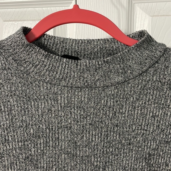 Dynamite grey mock neck sweater dress - Picture 3 of 5